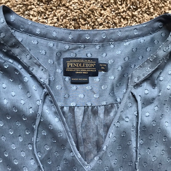 Pendleton peasant blouse - Picture 3 of 7